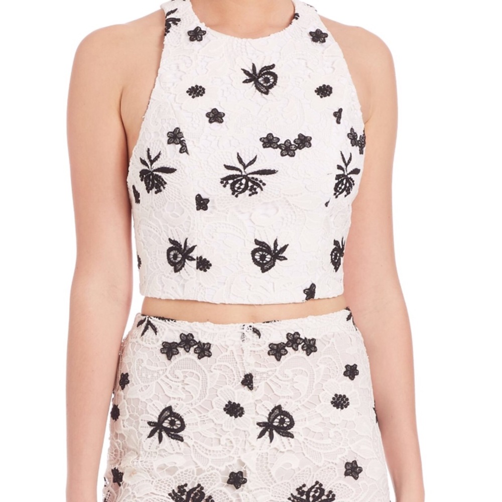 ALICE+OLIVIA CROP TOP